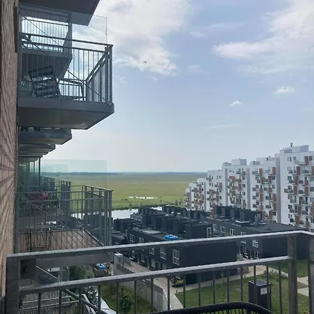 Modern One-bedroom With A Balcony In Orestad דירה קופנהגן